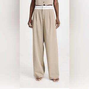 Wayf exposed waistband pant